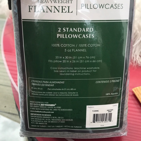 Bed bath and beyond cotton flannel pillow cases - Picture 3 of 4